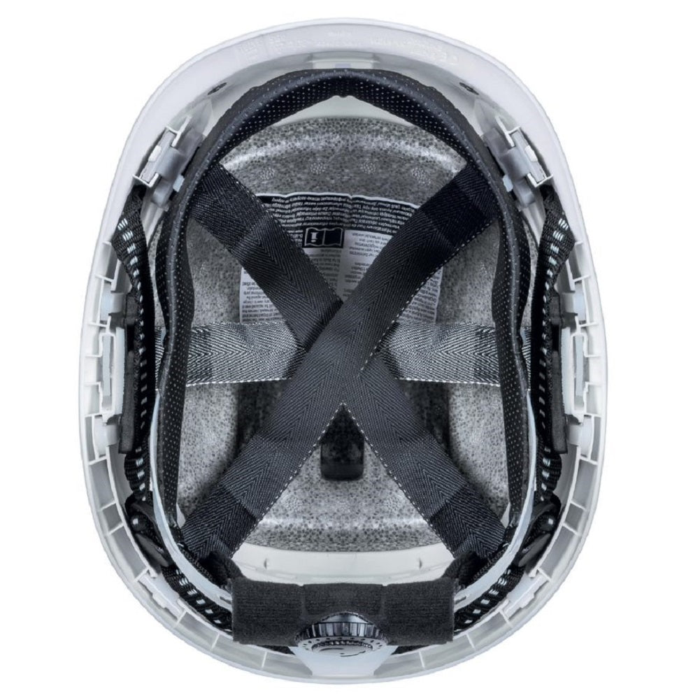 uvex pheos alpine White Safety Helmet with Chin Strap, Adjustable, Ventilated 9773050