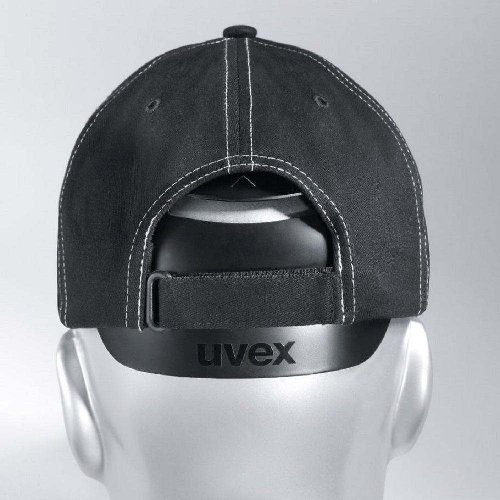 uvex u-cap Sport Bump Cap 9794. Black. Rear View. protexU