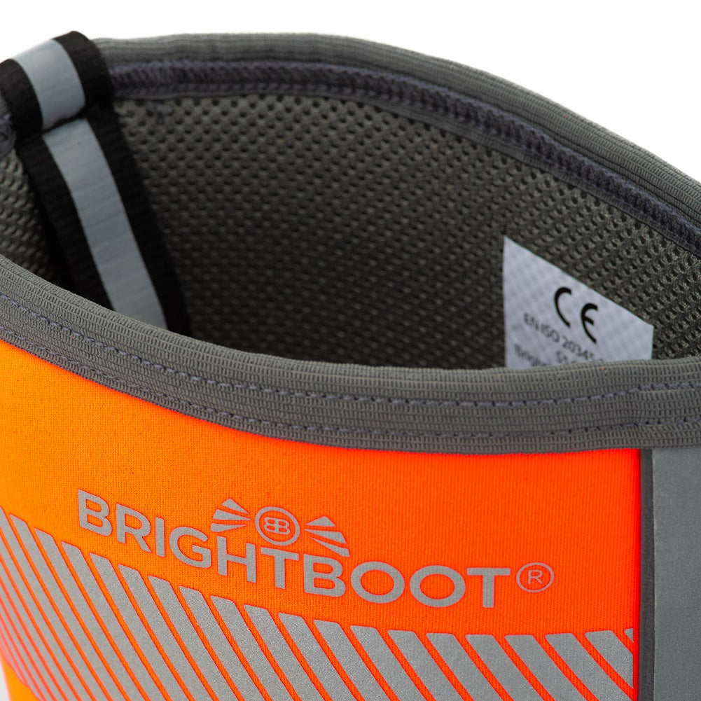 Brightboot Hi-Vis High Leg Waterproof Safety Boots S5 HI CI HRO SRA