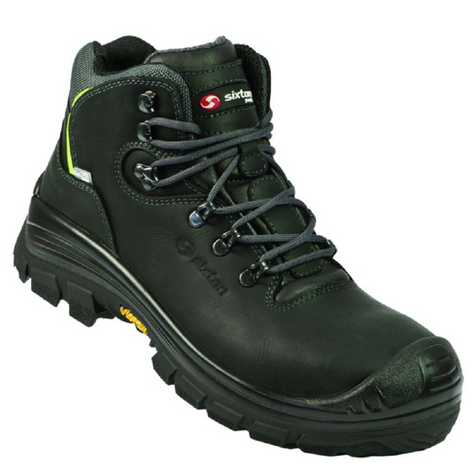 Sixton Stelvio Outdry Waterproof Safety Boots Nubuck Leather Vibram Sole