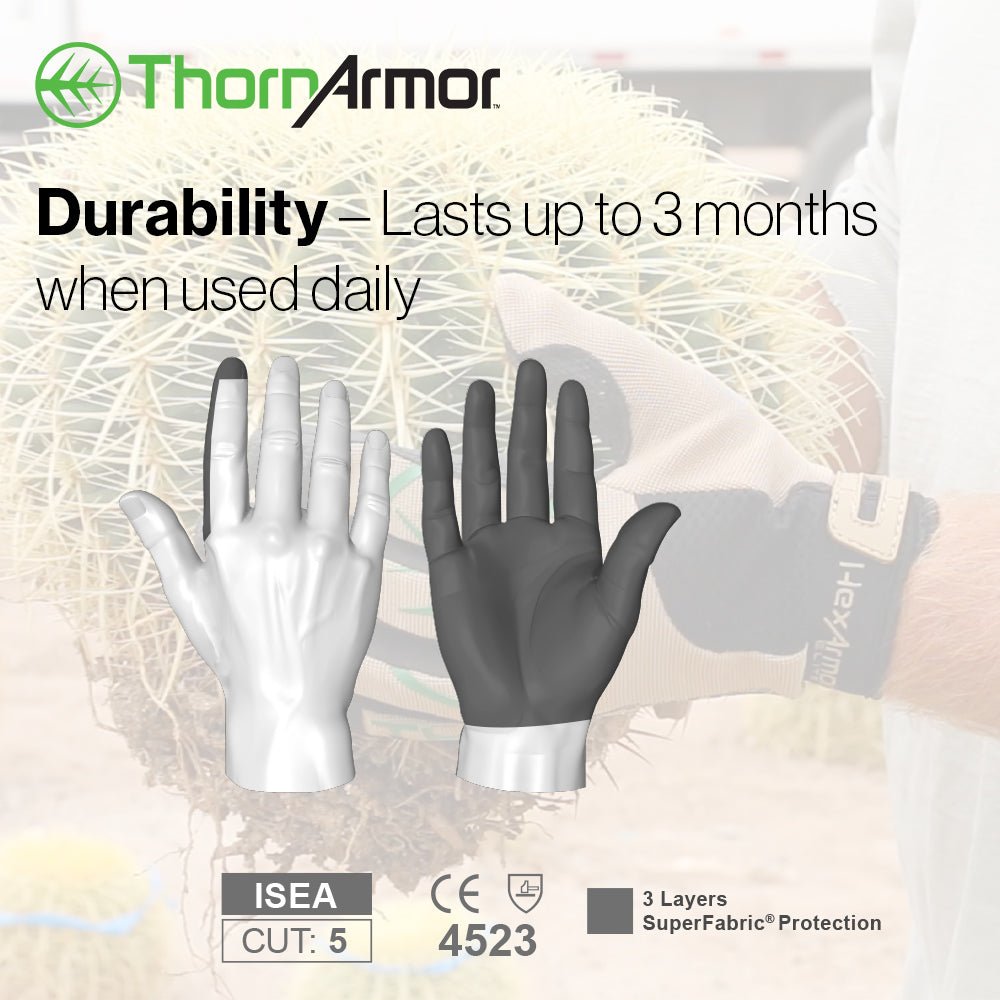 Hexarmor Thornarmor Thorn-Resistant Gloves. Gardening, Landscaping, cactus, rose handling work gloves protexU