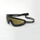 uvex jockey goggles. Brown tinted lenses, elasticated headband. Horse-riding, airsoft, motorcycle goggles. protexU