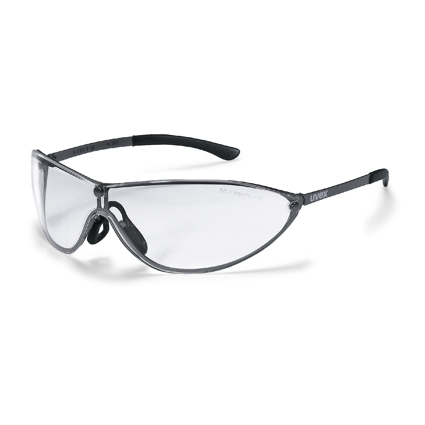 uvex MT Racer Silver Mirror Lens Sports Safety Glasses Metal Frame