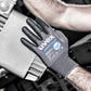 uvex 60070 phynomic allround ppe safety gloves. Aqua-polymer foam coated palms. Best safety gloves for general handling use. Grey/Black