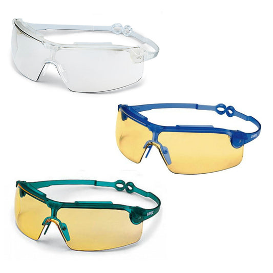 uvex Gravity Zero Safety Glasses. Adjustable Arms. CE std, UV Protection