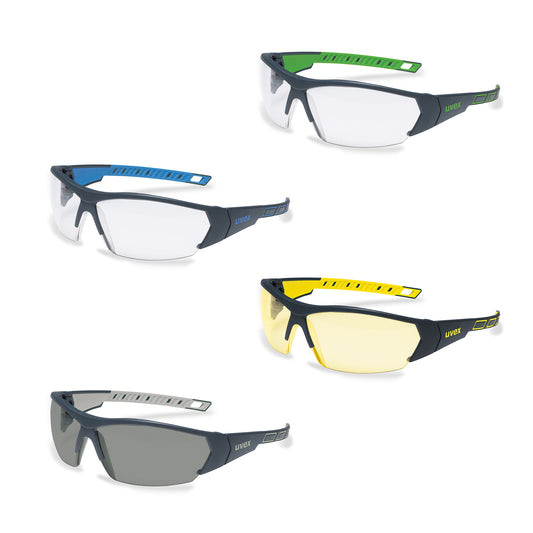 uvex i-works Sports Style Safety Glasses Anti-Fog, Scratch-Resistant CE EN166